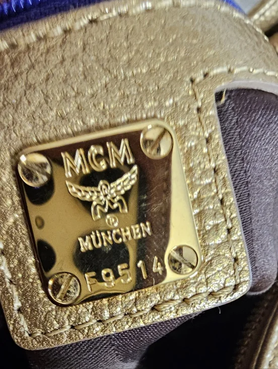 MCM Metallic Bronze Leather Hobo Bag - Women - Picture 10 of 16